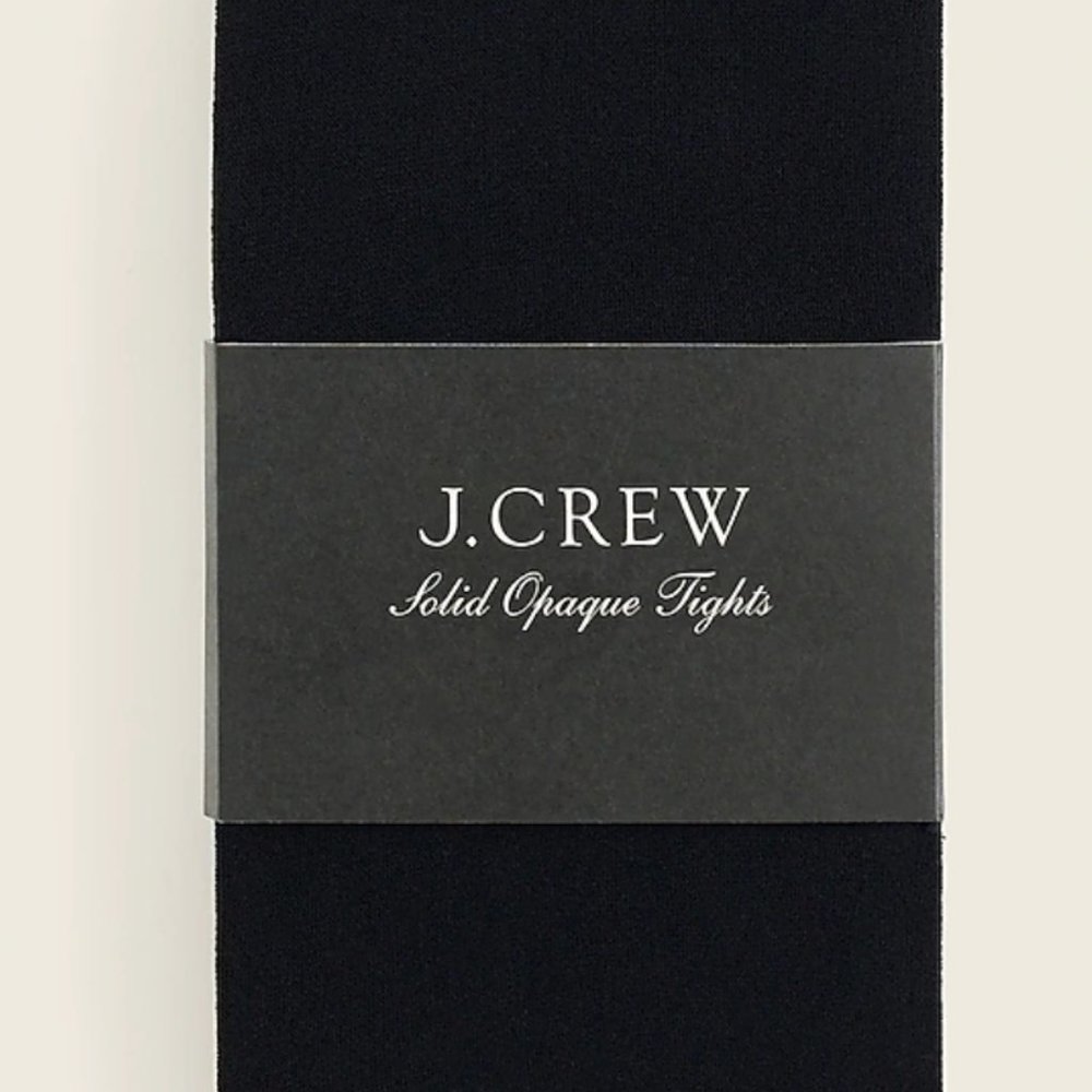 Solid opaque tights - dark navy